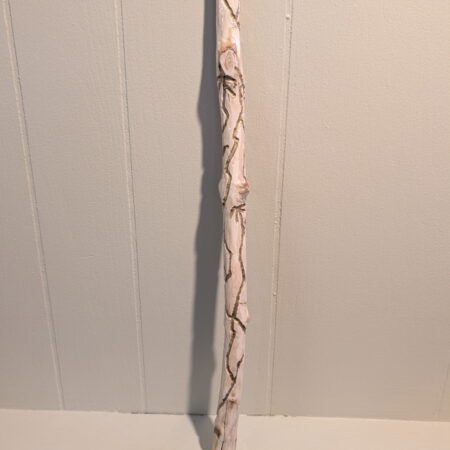 The "Lightning Bolt" | Hand-Carved Ashwood Artisan Wand by Derrik