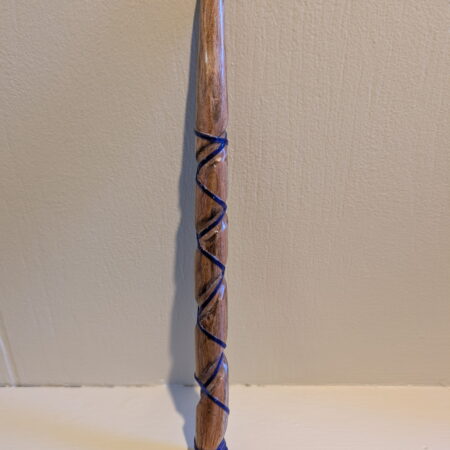 "the serpent's coil" – artisan hand carved wizard wand by derrik (copy)