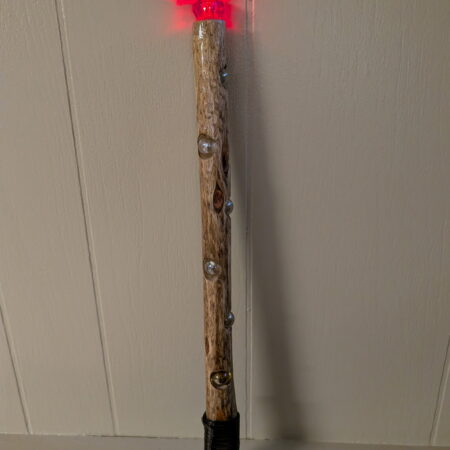 "the serpent's coil" – artisan hand carved wizard wand by derrik (copy)
